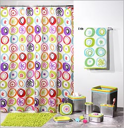 Shower Curtains Designs in Retro