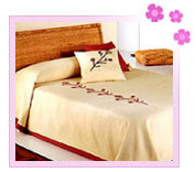 Silk Embroidered Bed Cover